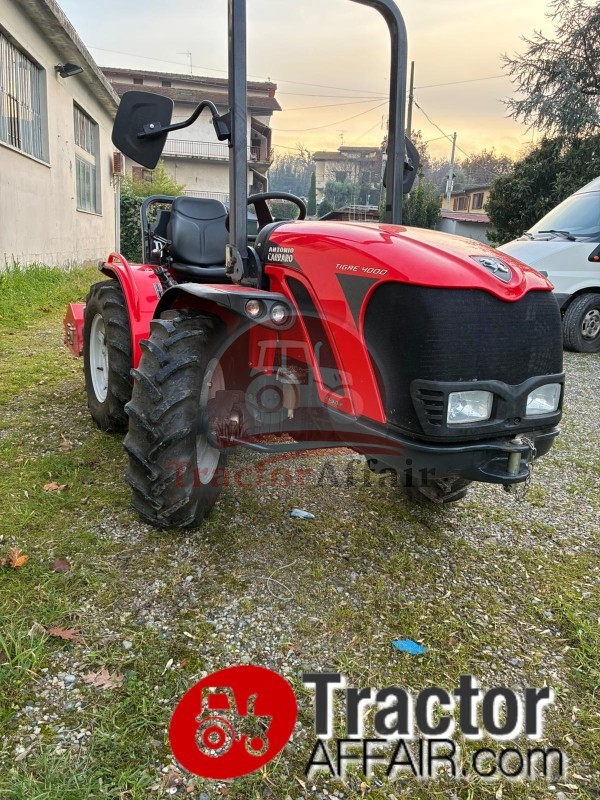 A. CARRARO TIGRE 4000 12/2025 ORE DI LAVORO 17 CON TRINCIA